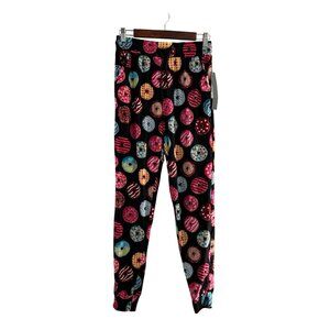 Donut Print Leggings Elastic‎ Waistband Soft Stretchy Pants Medium Depot Lounge